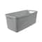 Curver® Jute Gray Plastic Storage Basket Organizer